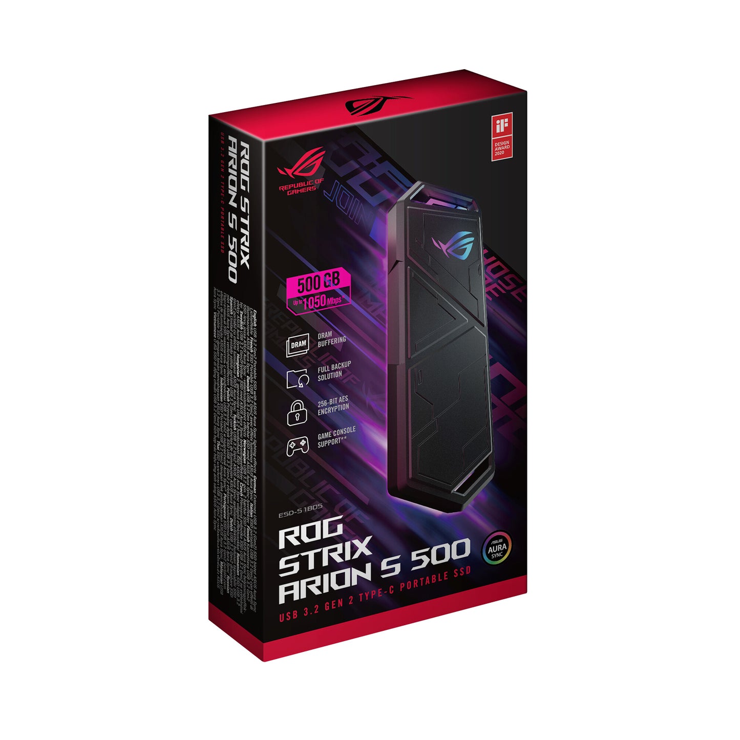 ASUS ROG Strix Arion S500 500 GB Black