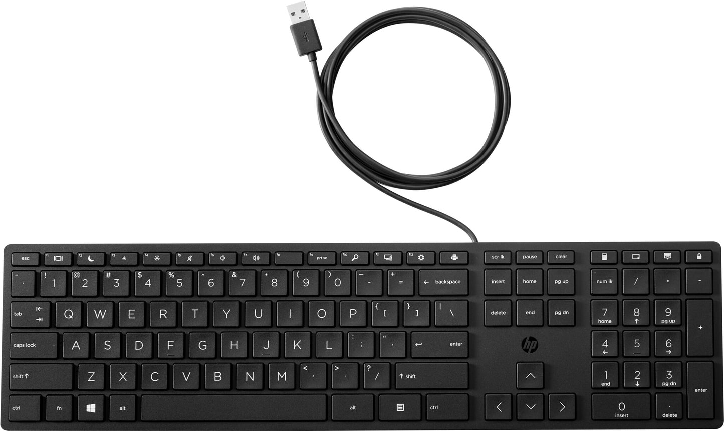 HP L95712-031 keyboard USB QWERTY UK English Black