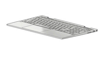 HP L93119-031 laptop spare part Keyboard